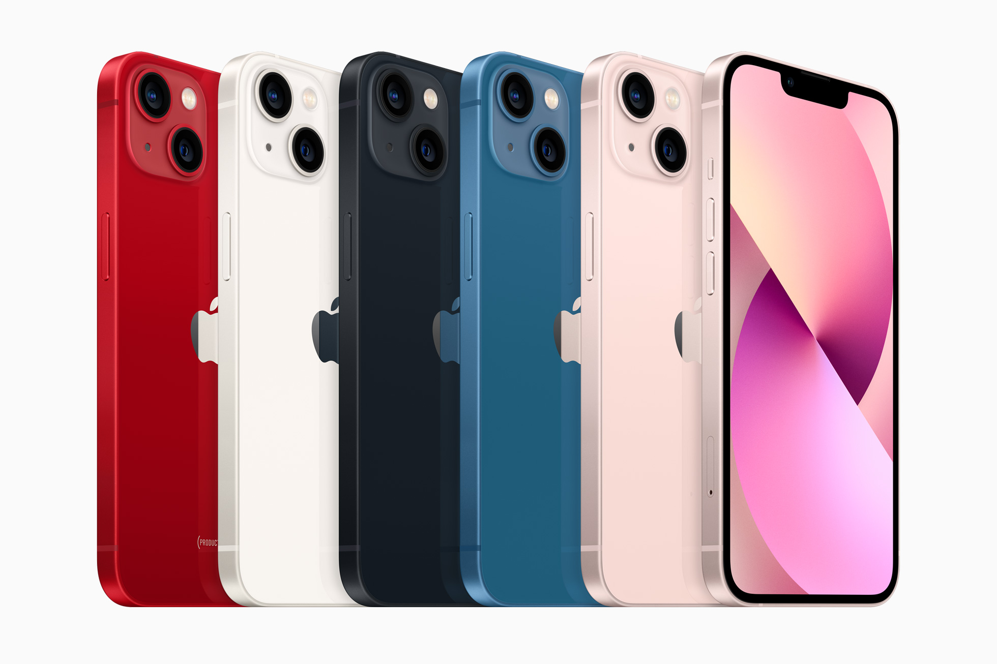 Les diverses couleurs de l’iPhone 13